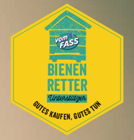 Logo Vom Fass, Bienenretter-Projekt